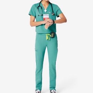 Figs marine scrub set size small, pants S/T